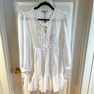 Women’s Stradivarius white dress